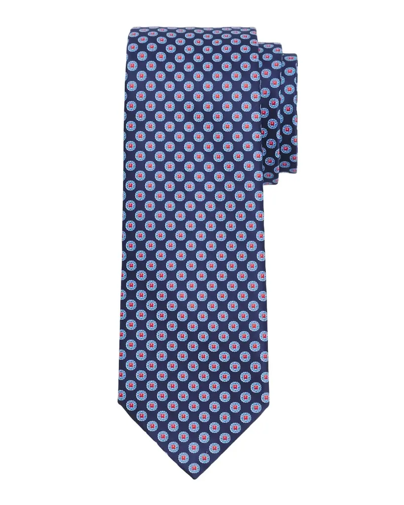 Stefano Ricci Men 's Floral-Circle Silk Tie
