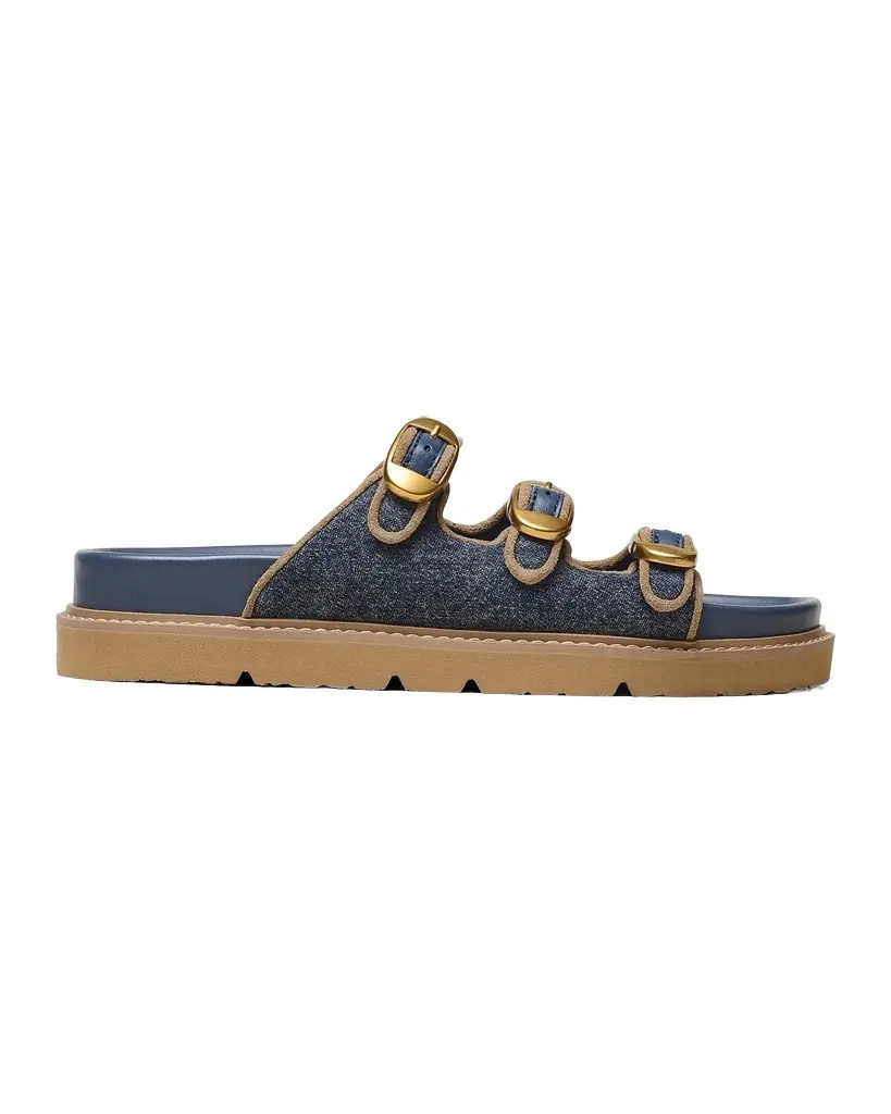 Marc Jacobs The Denim Suede Kiki Slides