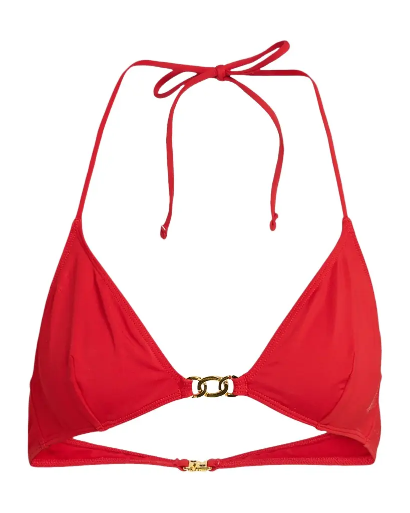 Nili Lotan Chain Triangle Two-Piece Swimsuit