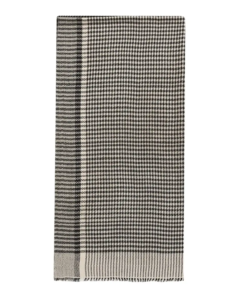 Anderson & Sheppard Men 's Handwoven Houndstooth Cashmere Scarf