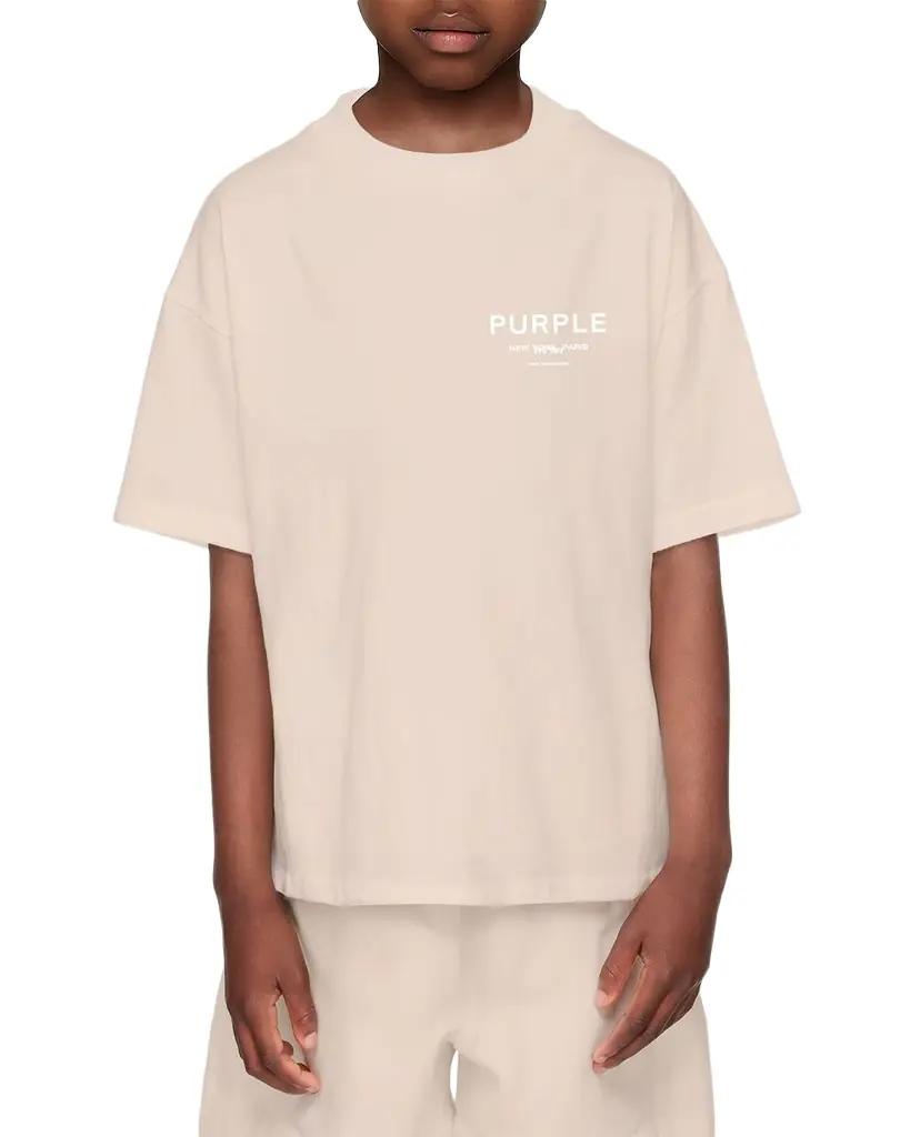 PURPLE Boy 's Logo-Print Cotton Jersey T-Shirt, Size 4-12