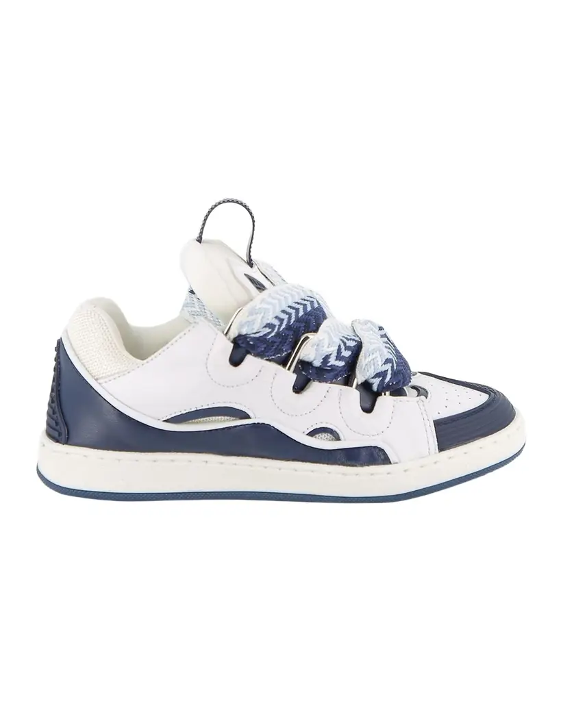 Lanvin Kid 's Curb Lace-Up Sneakers, Kids