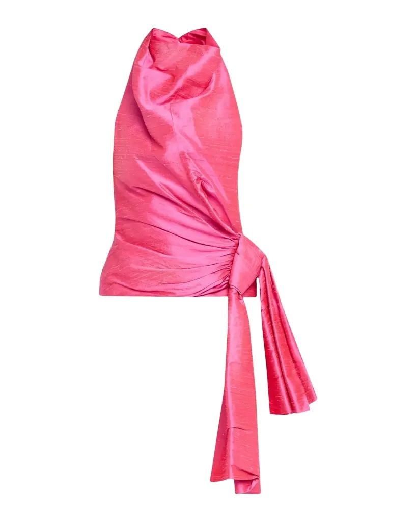 CHRISTOPHER JOHN ROGERS Silk Sarong Top