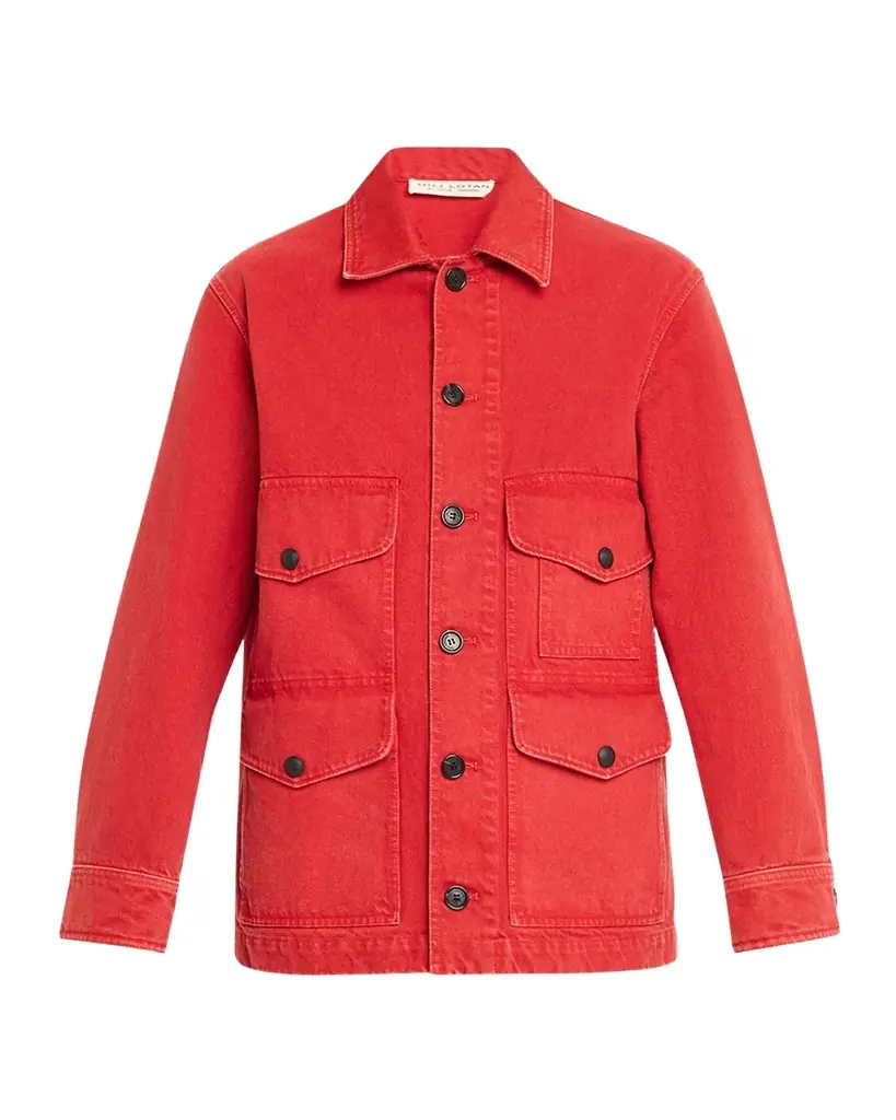 Nili Lotan Leroy Cotton Twill Utility Jacket
