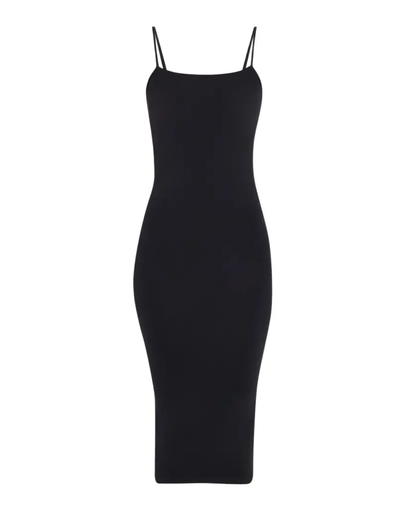 Wolford Fatal Sleeveless Bodycon Knit Velvet Midi Dress