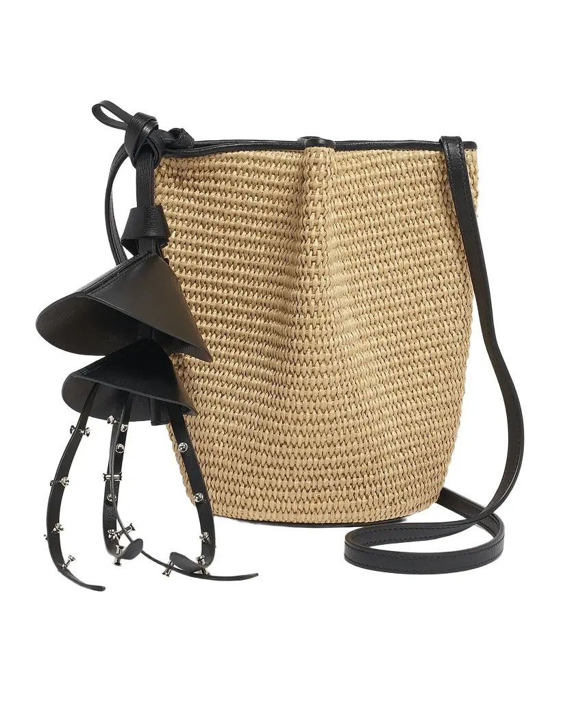 Givenchy Snap Nano Raffia Bucket Bag - Women's Bags