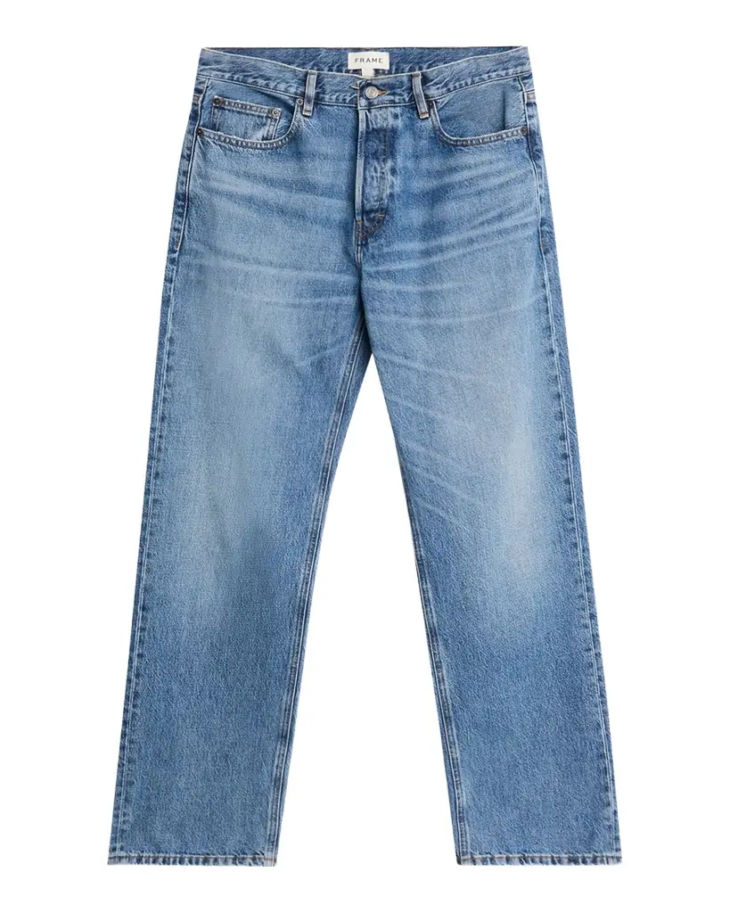 FRAME Men 's Relaxed Light Wash Jeans