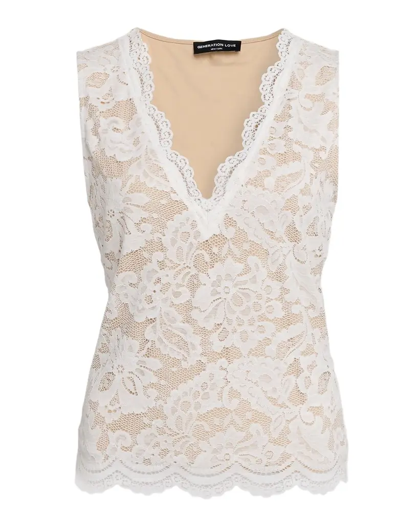 Generation Love Leila Lace V-Neck Tank Top