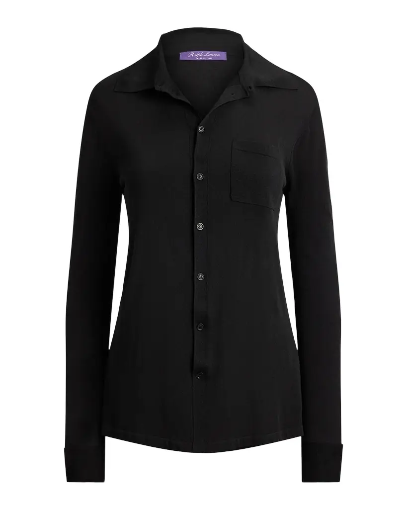 Ralph Lauren Collection Sheer Sweater Shirt
