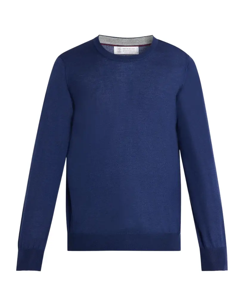 Brunello Cucinelli Men 's Cashmere Knit Crewneck Sweater