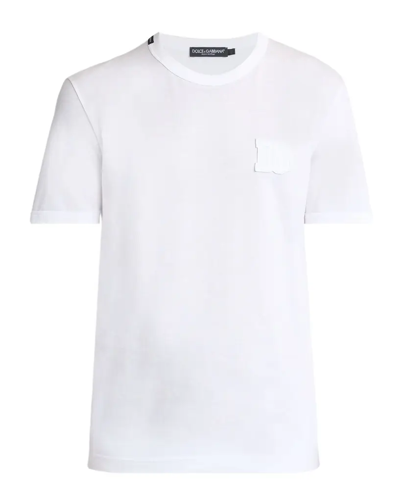 Dolce & Gabbana Men 's Cotton DG-Patch Crewneck T-Shirt - Women's Clothing