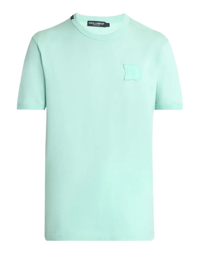 Dolce & Gabbana Men 's Cotton DG-Patch Crewneck T-Shirt
