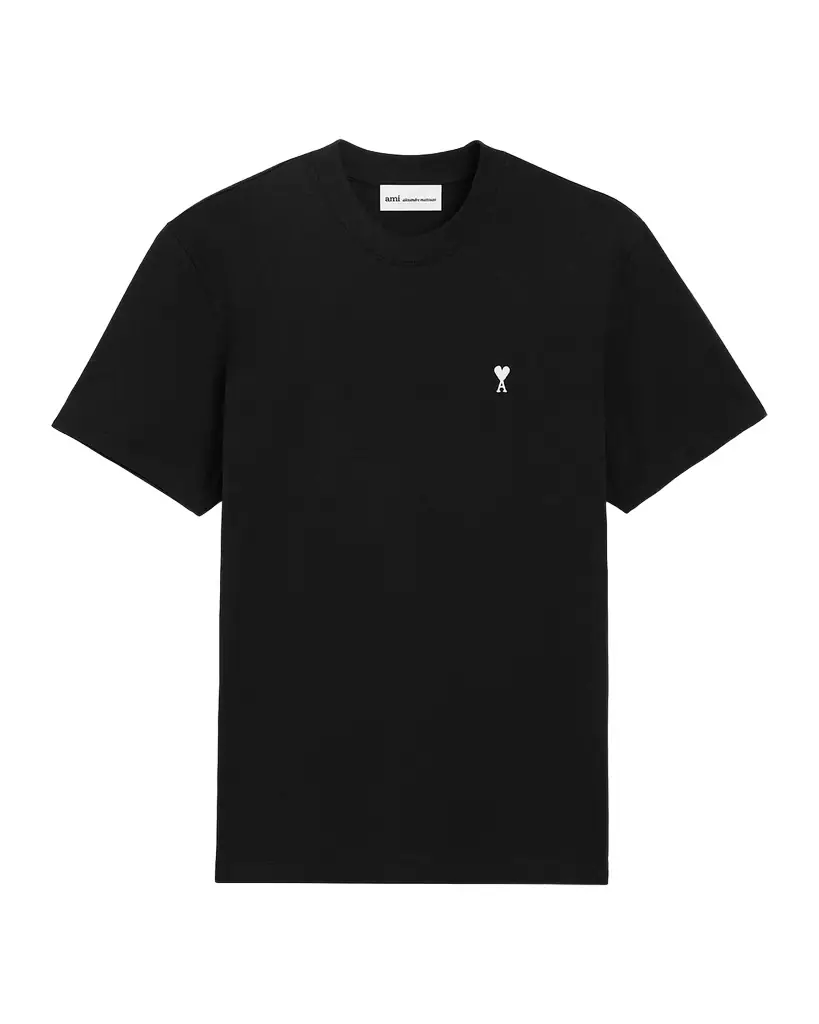Ami Paris Men 's Cotton Ami De Coeur Cotton Crewneck T-Shirt