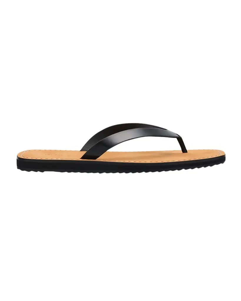 THE ROW City Leather Flat Thong Sandals - Women's Shoes