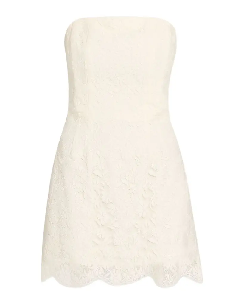 A.L.C. Eliana Strapless Lace Mini Dress - Women's Clothing