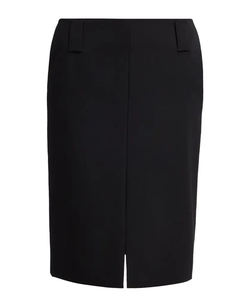 Versace Heavyweight Virgin Wool Pencil Skirt