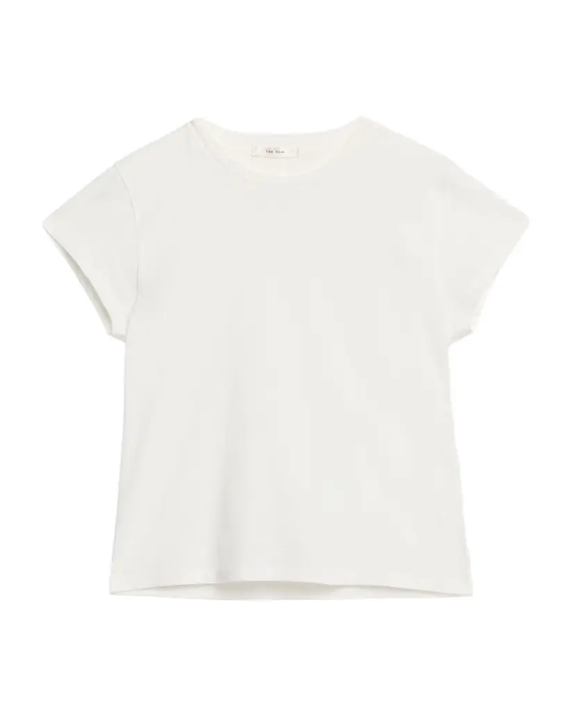 THE ROW Tori Cotton-Silk Top