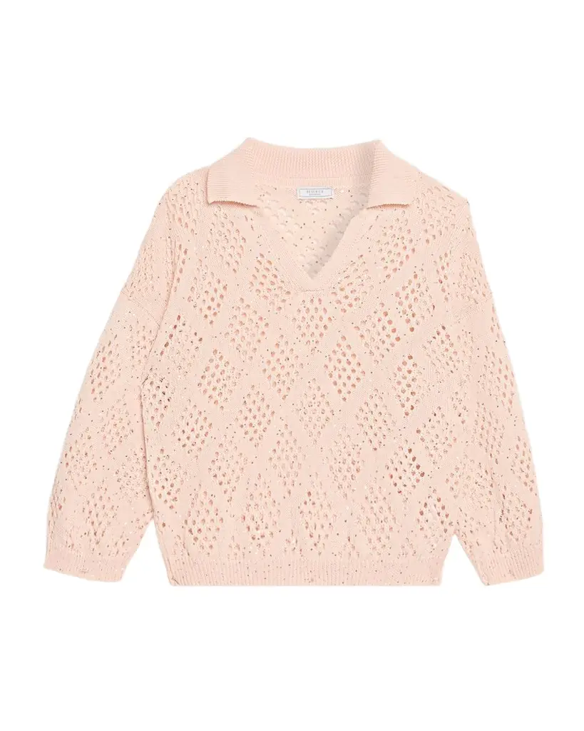 Peserico Sequin Open-Knit Sweater