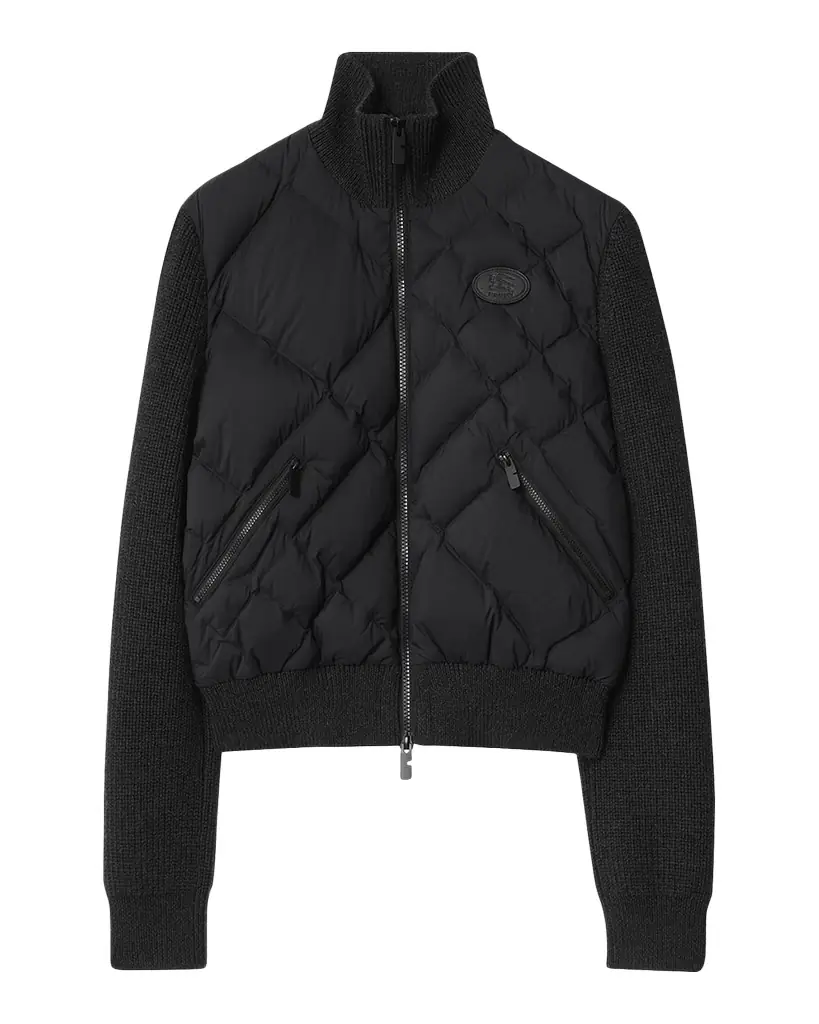Burberry Kelsley Quilted Knit Jacket
