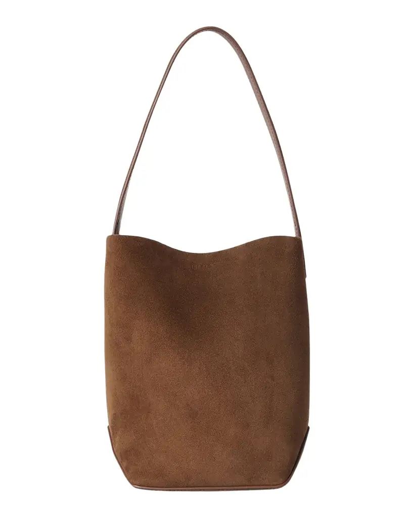 THE ROW Park Small North-South Tote Bag in Suede