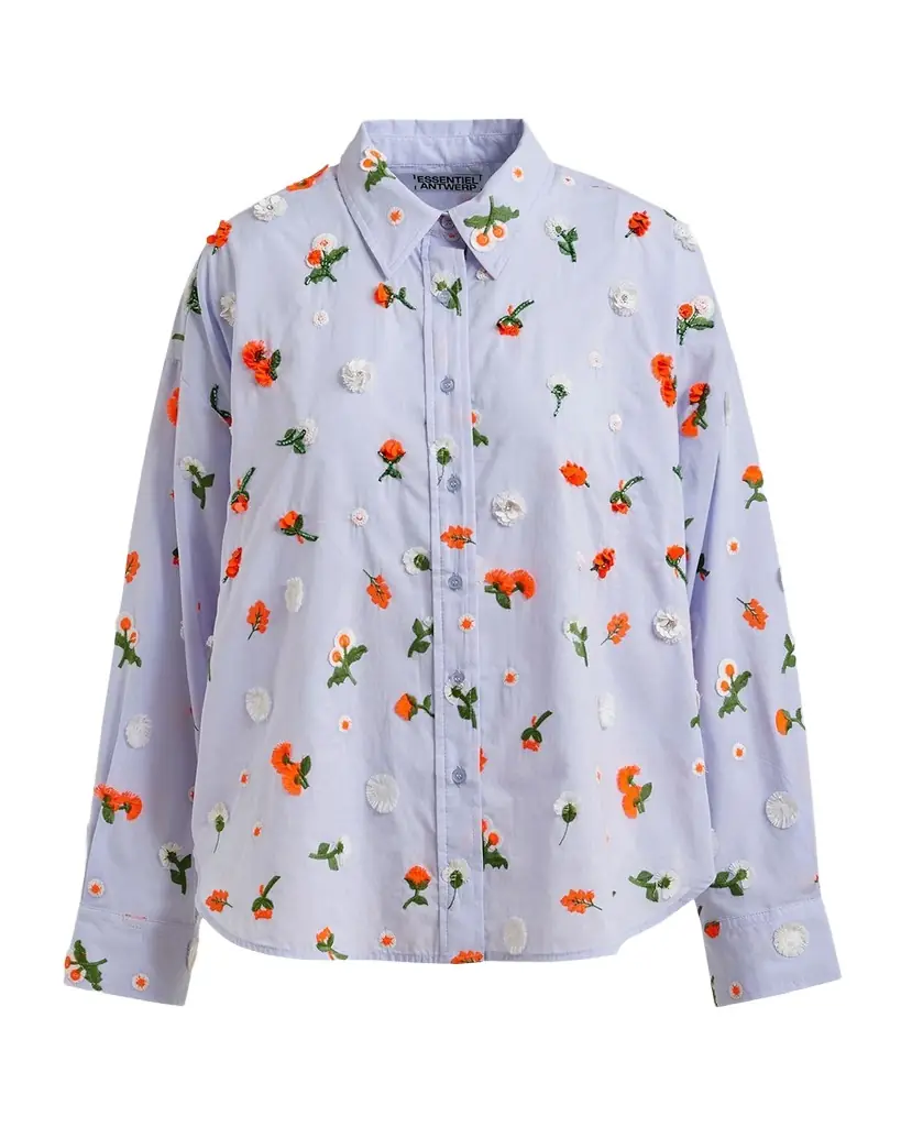 Essentiel Antwerp Jimena Embroidered Button-Front Shirt