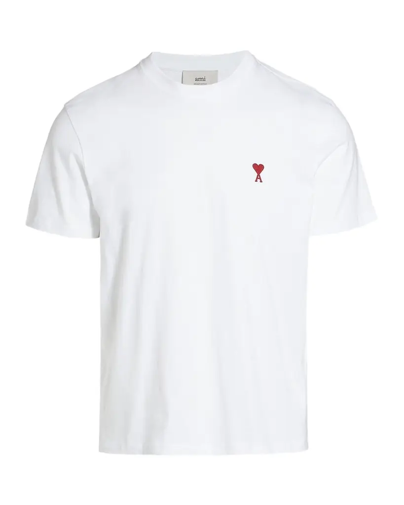 Ami Paris Men 's Ami de Coeur Cotton Jersey Crewneck T-Shirt