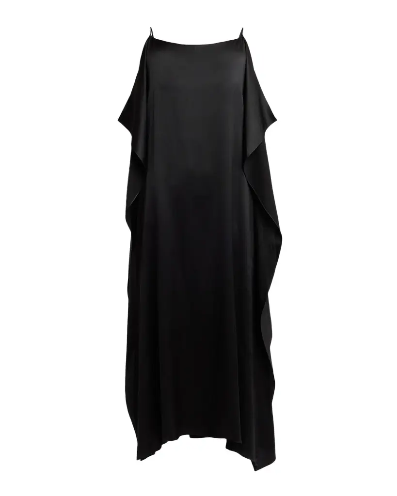 THE ROW Kylo Draped Silk Maxi Dress