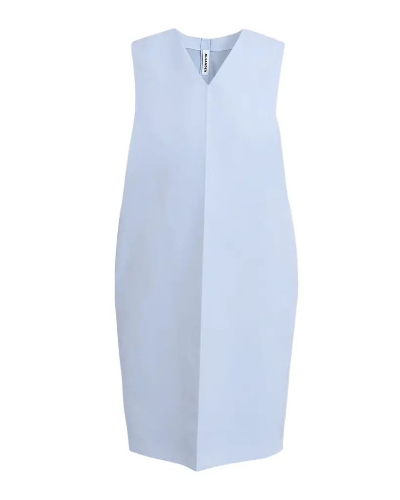 Jil Sander V-Neck Sleeveless Shift Dress