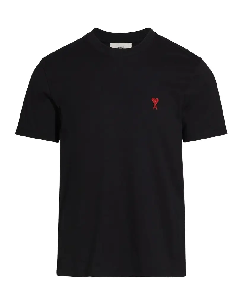 Ami Paris Men 's Ami de Coeur Cotton Jersey Crewneck T-Shirt