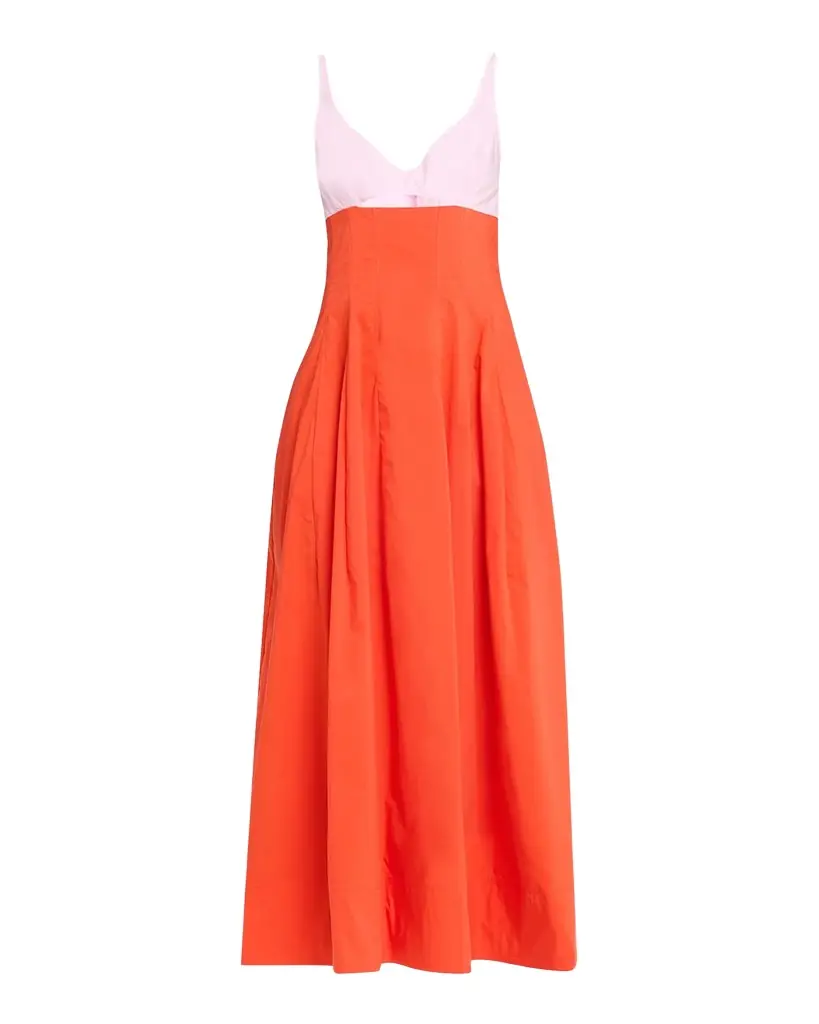 SIMKHAI Maddy Cotton Cut-Out Maxi Dress