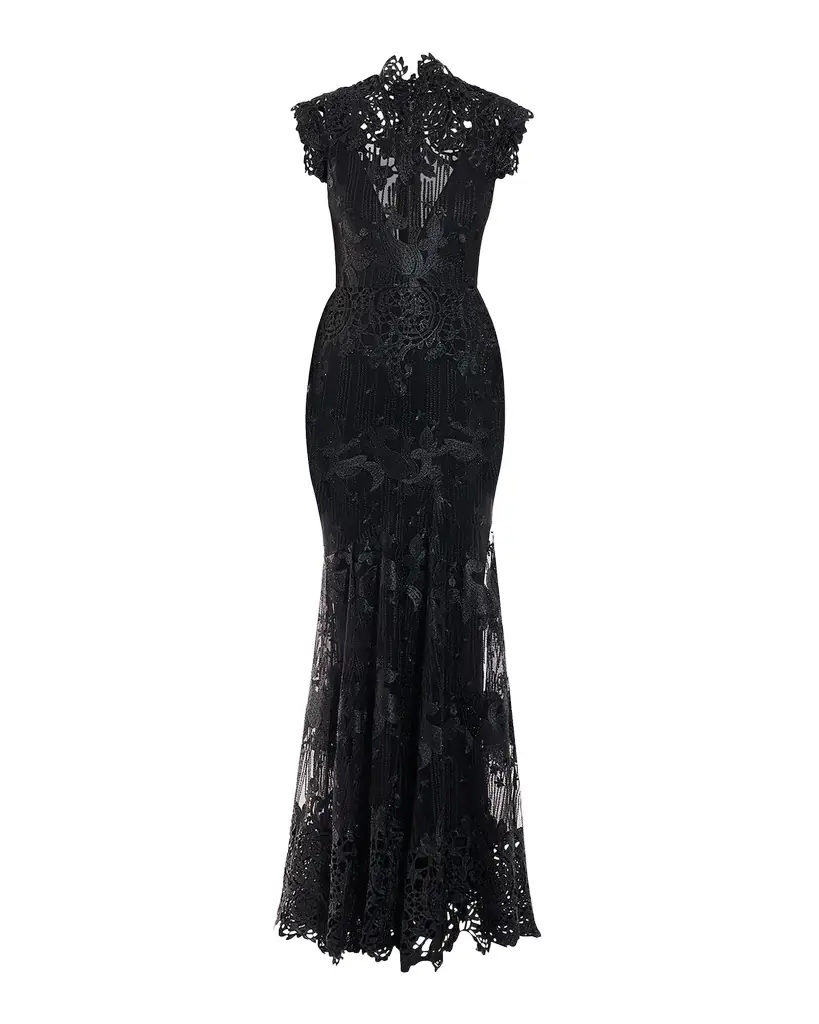 ZHIVAGO Stolen Dreams Sheer Lace Mermaid Gown