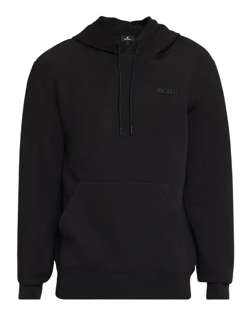 Mackage Men 's Kolton Double-Face Jersey Logo Hoodie