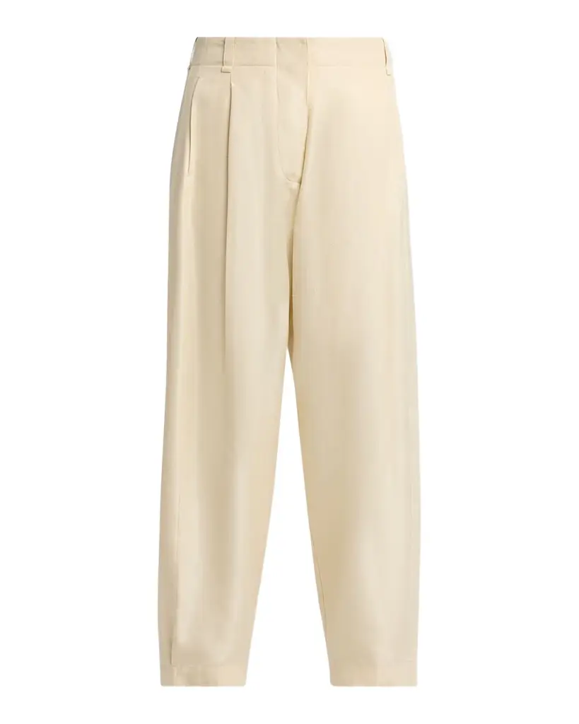 THE ROW Beta Silk Shantung Pajama Pants