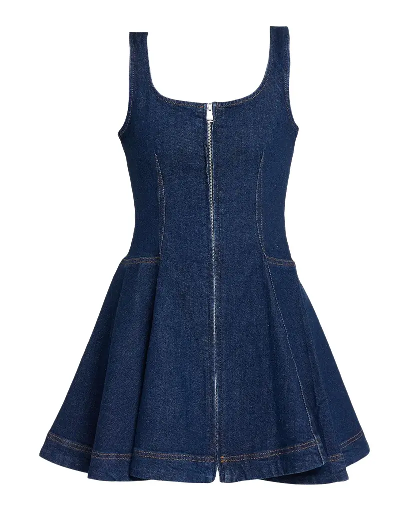 SIMKHAI Eleodra Denim Mini Dress