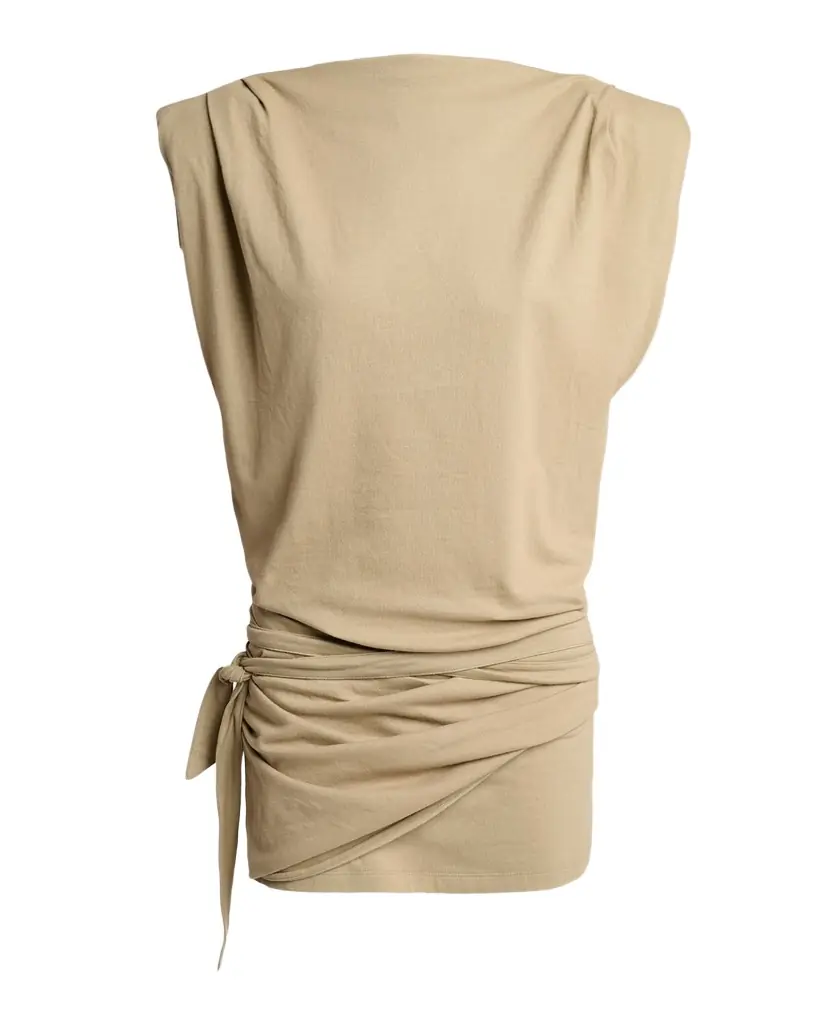 Isabel Marant Marielle Strong-Shoulder Wrap Mini Dress