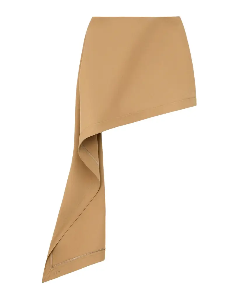 Loewe Asymmetric Drape Mini Skirt