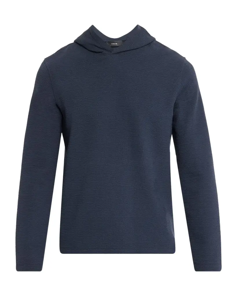 Vince Men 's Double-Face Textured Hoodie