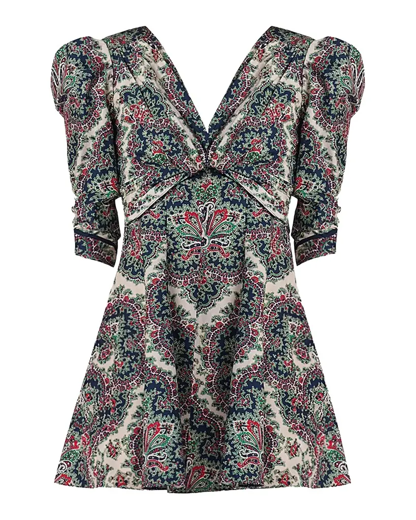 Shoshanna Natalya Floral-Print Mini Dress