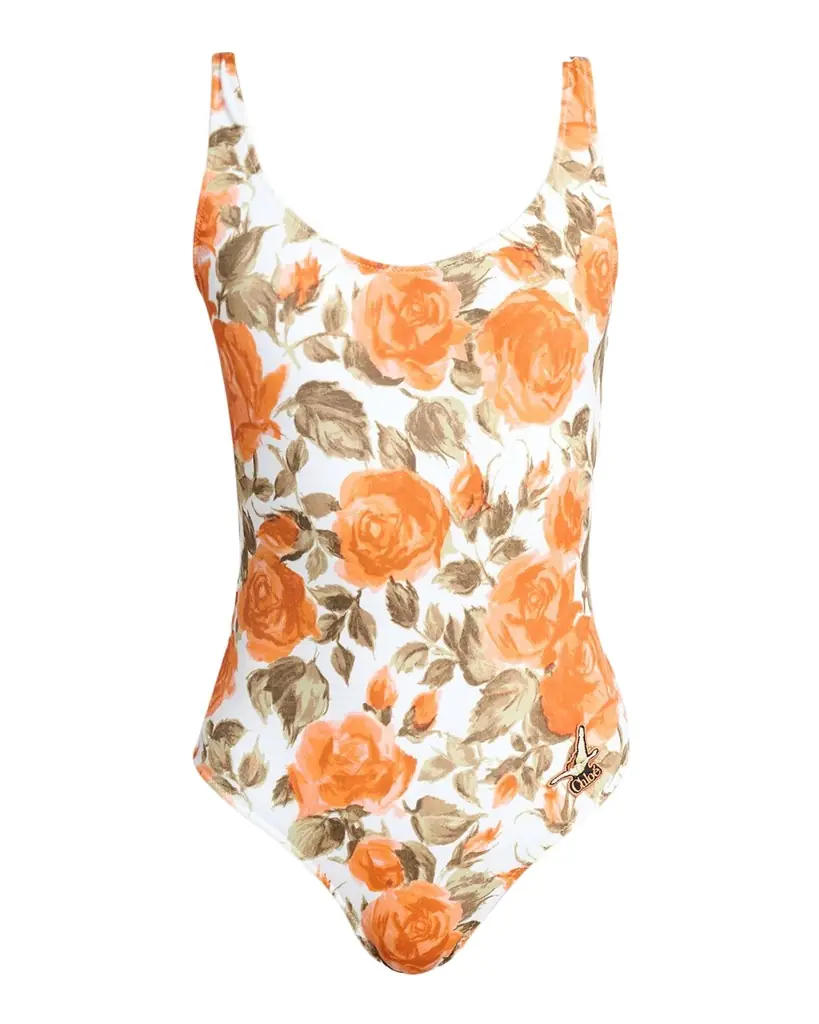Chloe Floral Bow One-Piece Swimsuit