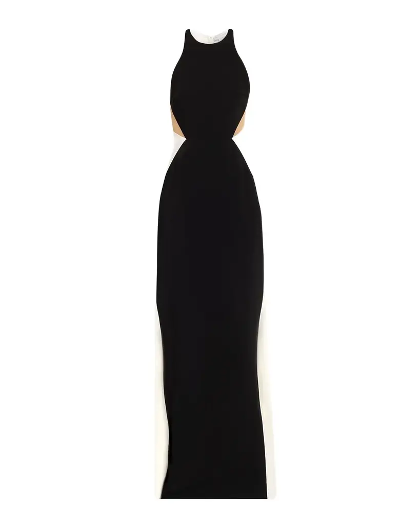 Stella McCartney Colorblock Body-Con Maxi-Dress