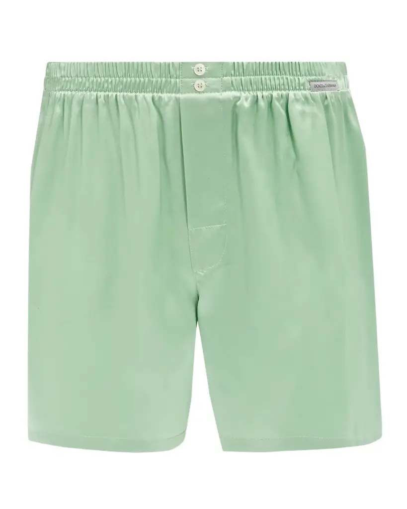 Dolce & Gabbana Men 's Sporty Silk Boxer Shorts