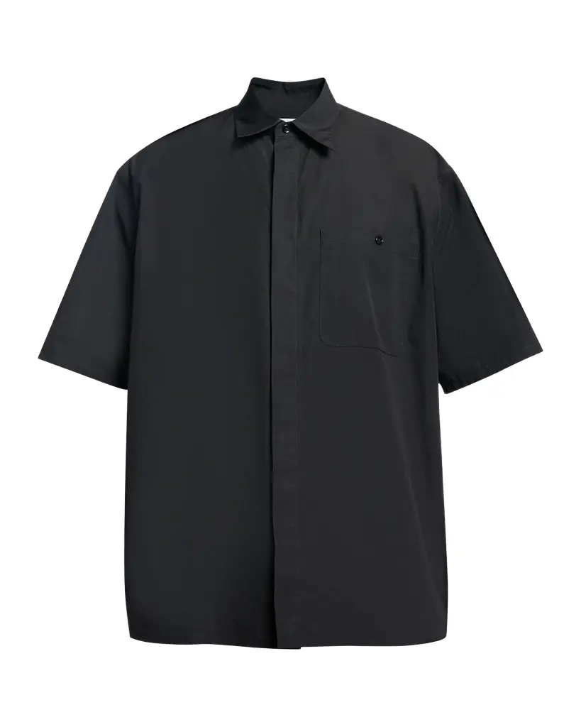 Saint Laurent Men 's Cotton Chemise Short-Sleeve Shirt