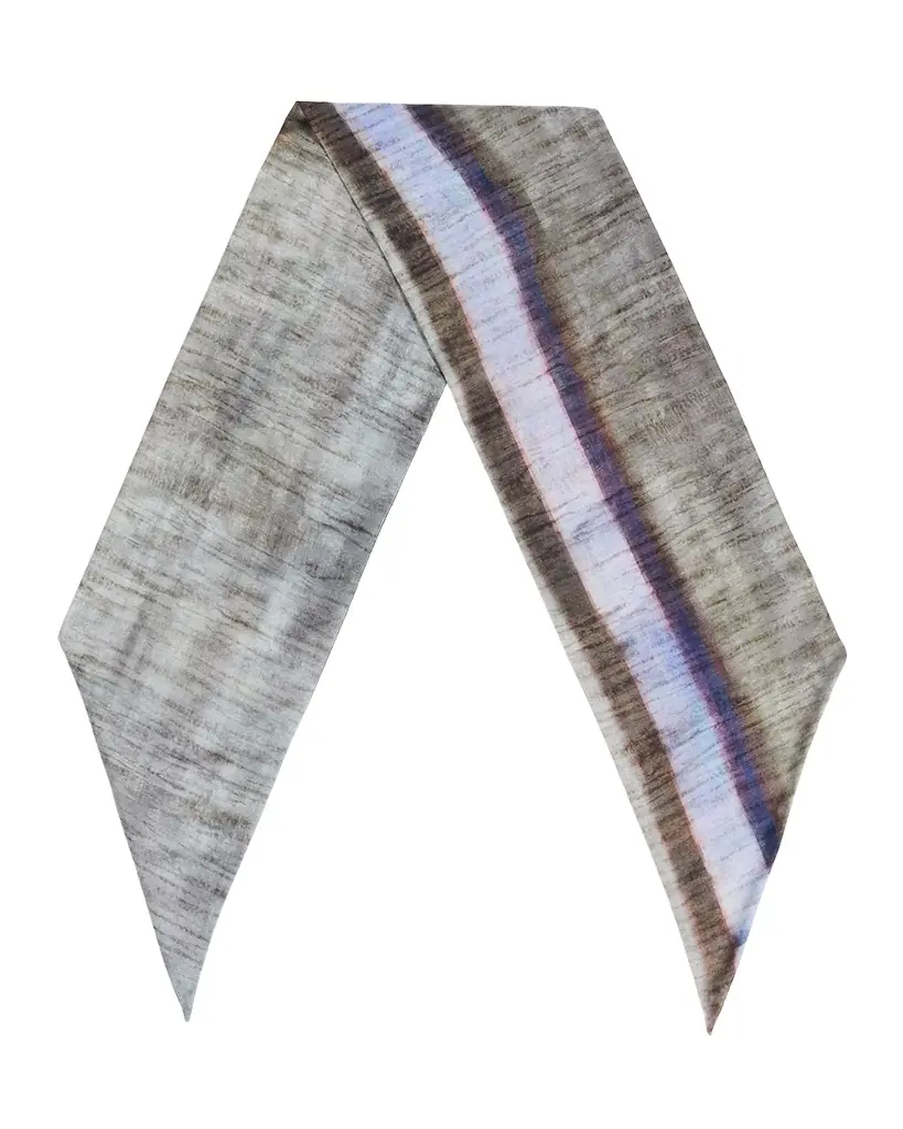 Giorgio Armani Men 's Cotton Stripe Neck Scarf
