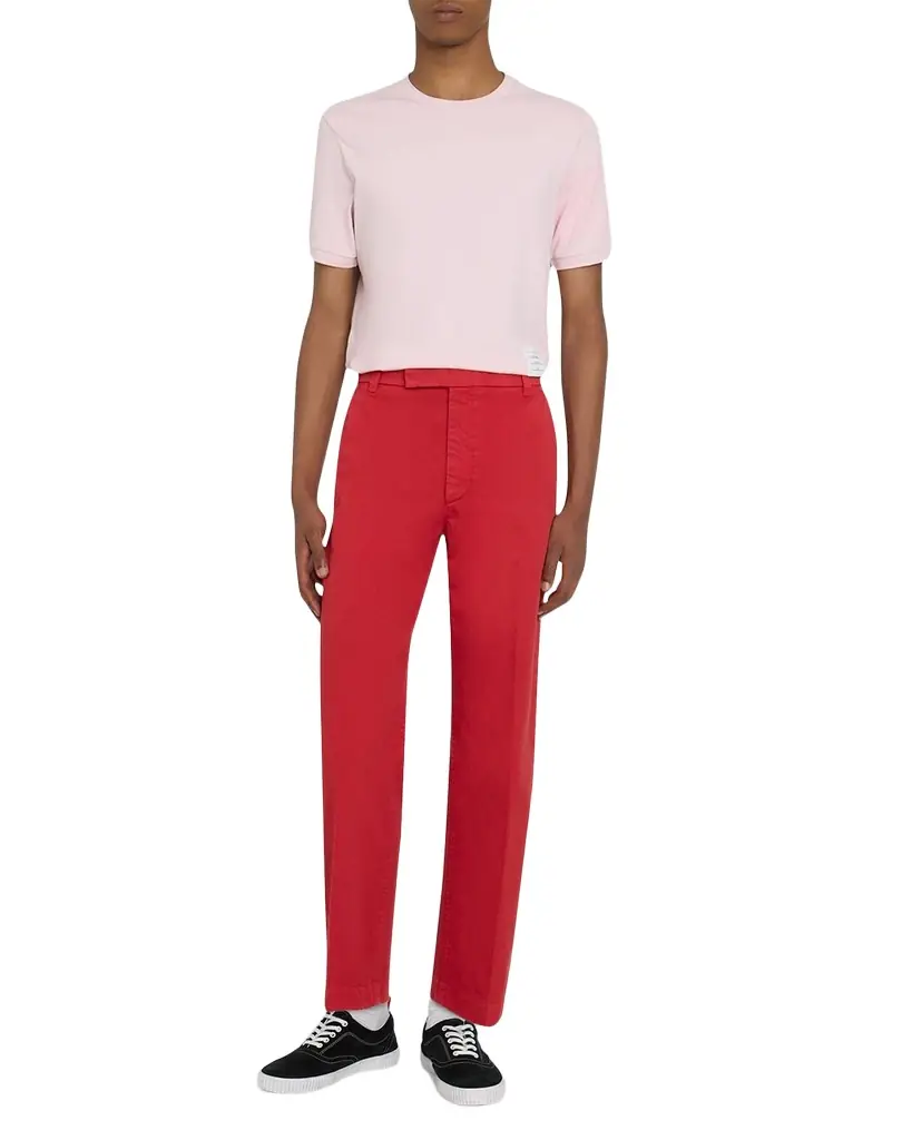 Thom Browne Men 's Garment-Dyed Chino Pants