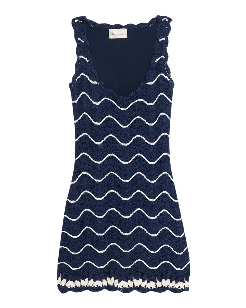 Cara Cara Orel Crochet Mini Dress