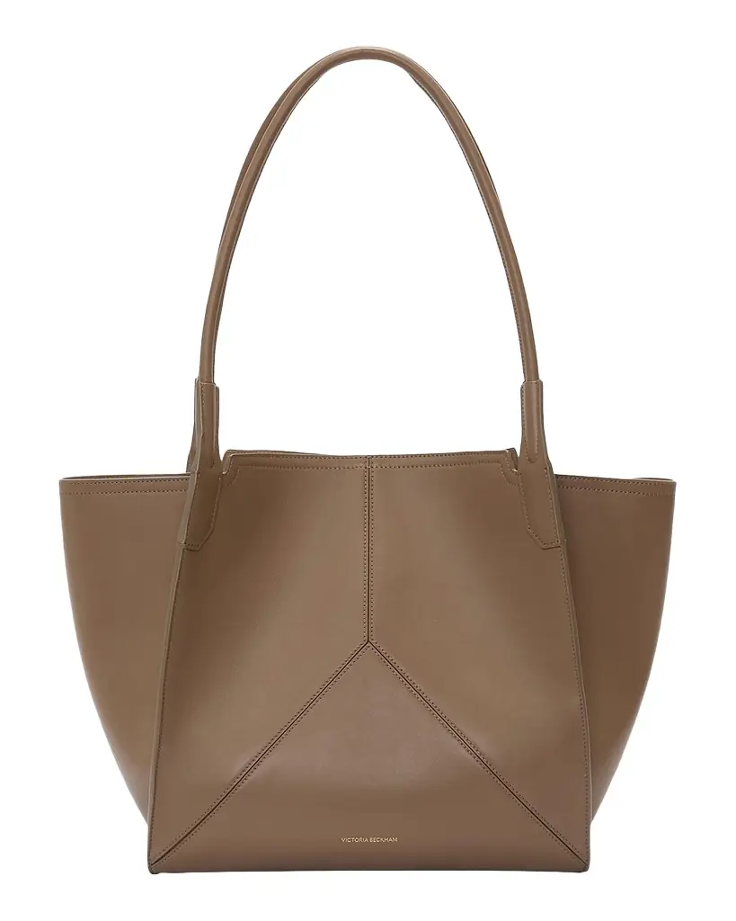 Victoria Beckham Victoria V-Stitch Leather Tote Bag