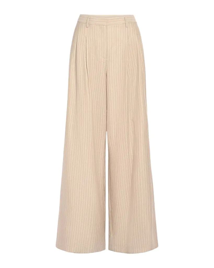 TWP Avery Linen-Blend Wide-Leg Pants