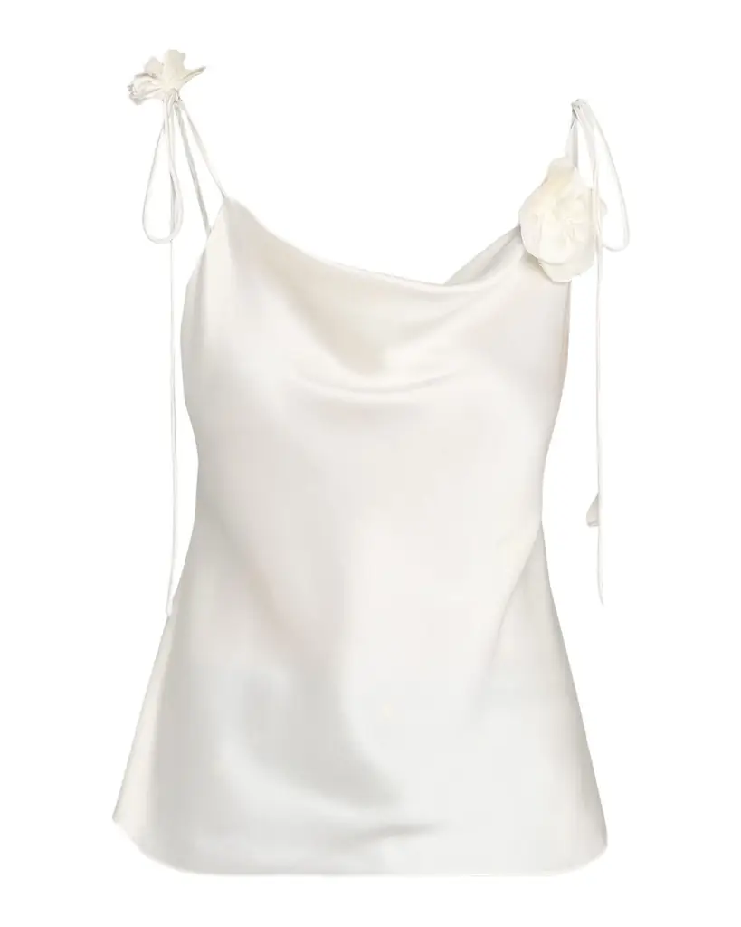 Cinq a Sept Trailing Flower Marta Silk Cami