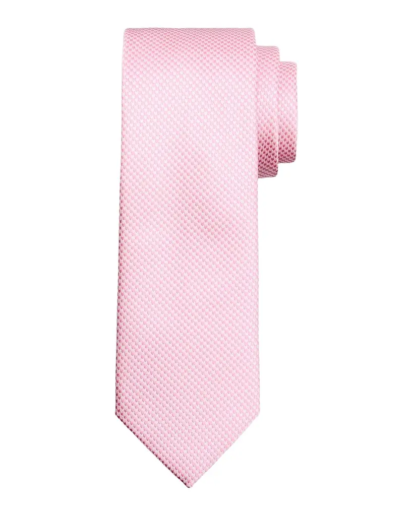 Brioni Men 's Micro-Woven Jacquard Silk Tie