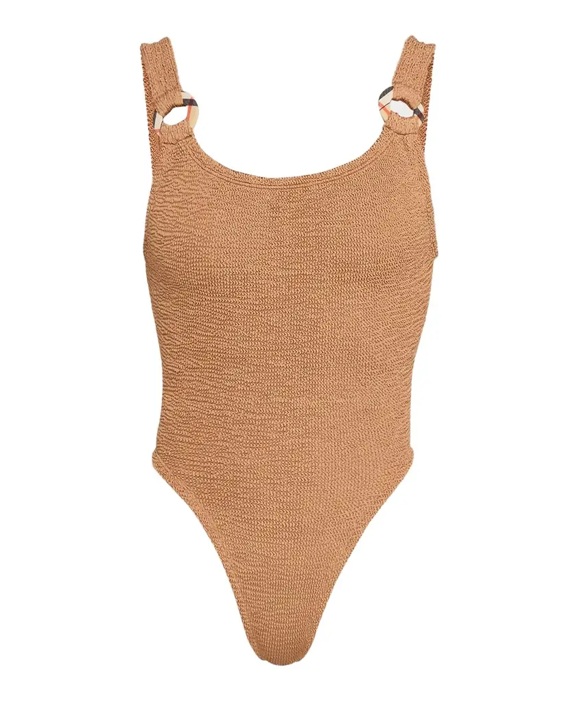Burberry x Hunza G Domino One-Piece Swimsuit